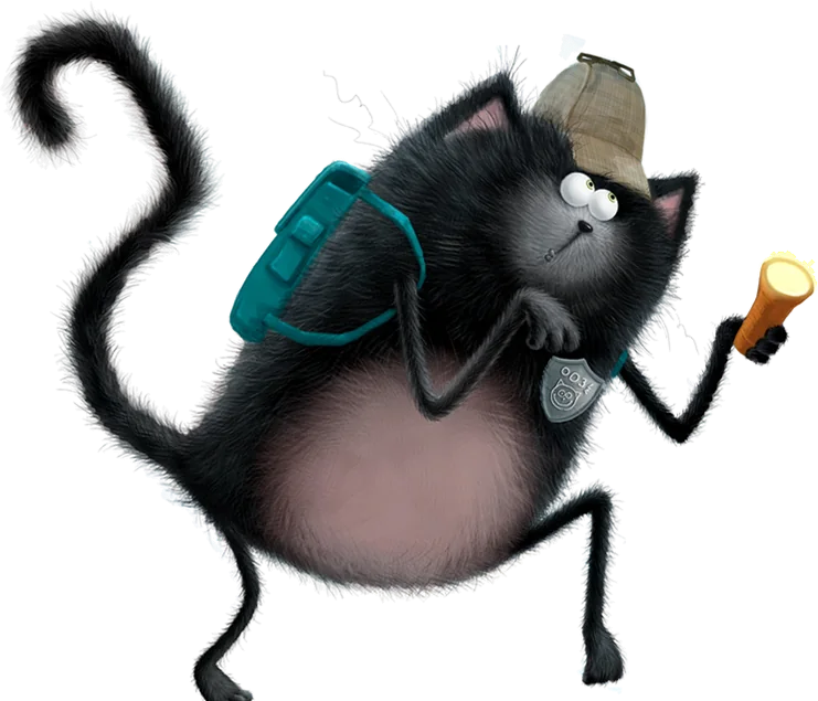 Splat as a secret agent with a torch and deerstalker